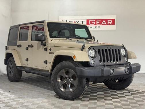 Tan 2017 Jeep Wrangler Unlimited Sport