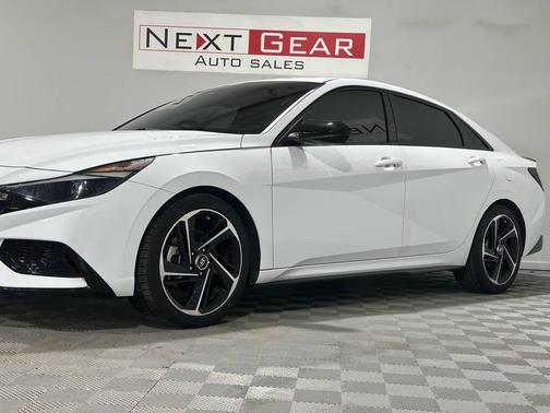 White 2021 Hyundai ELANTRA N Line