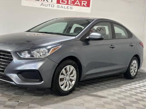 Blue 2019 Hyundai Accent SE