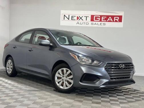 Blue 2019 Hyundai Accent SE