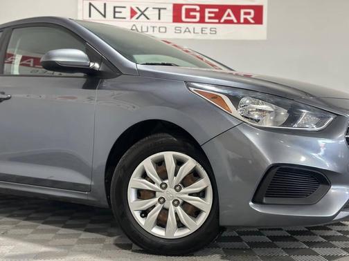 Blue 2019 Hyundai Accent SE