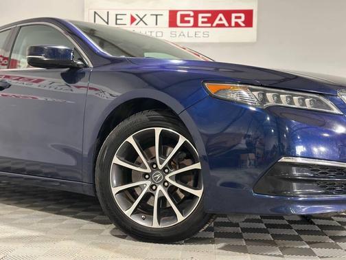 Blue 2015 Acura TLX V6 Tech