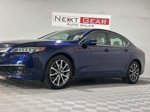 Blue 2015 Acura TLX V6 Tech