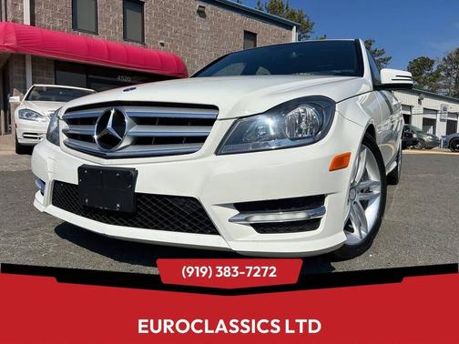 Arctic White 2012 Mercedes-Benz C-Class C 300 4MATIC Sport Sedan