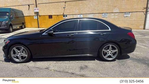 Black 2015 Mercedes-Benz C-Class C300 Sedan