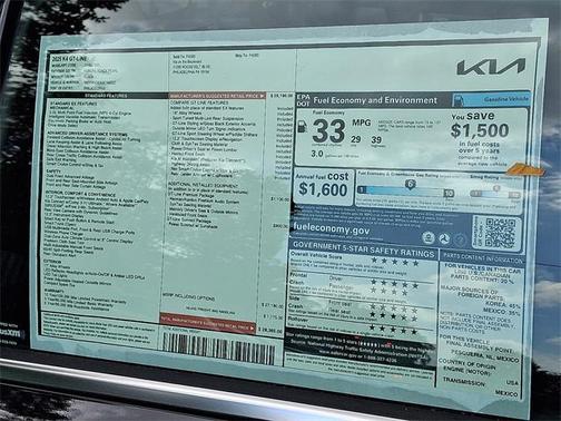 2025 Kia K4 GT-Line