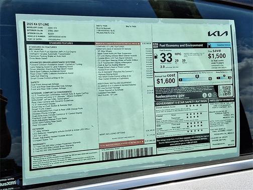 2025 Kia K4 GT-Line