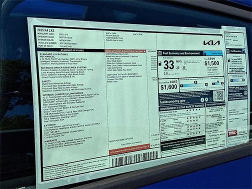 2025 Kia K4 LXS