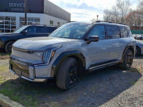 Wolf Gray/Ebony Black Roof 2026 Kia EV9 GT-Line