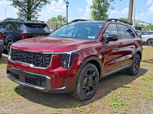 Dawning Red 2025 Kia Sorento X-Line SX