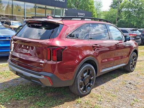 Dawning Red 2025 Kia Sorento X-Line SX