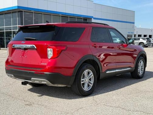 Red Metallic 2023 Ford Explorer XLT