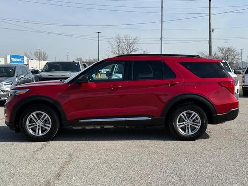 Red Metallic 2023 Ford Explorer XLT