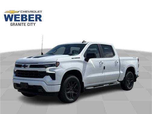 Summit White / White 2026 Chevrolet Silverado 1500 RST