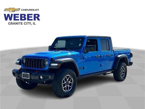 Hydro Blue Pearlcoat 2024 Jeep Gladiator Rubicon