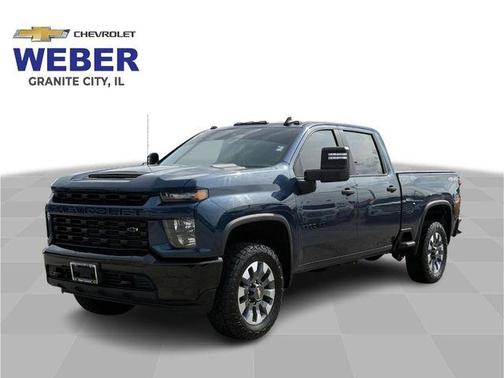 Northsky Blue Metallic 2021 Chevrolet Silverado 2500 Custom