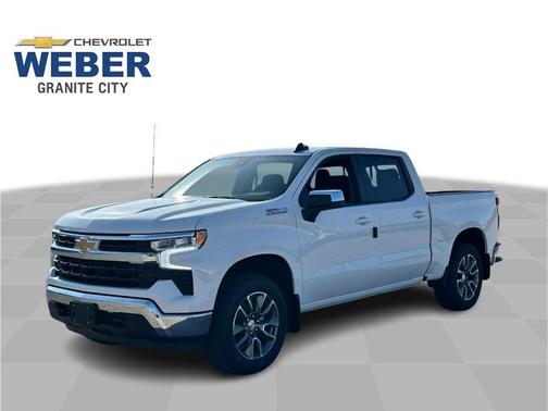 Summit White / White 2026 Chevrolet Silverado 1500 LT