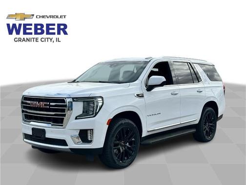 Summit White 2023 GMC Yukon SLT