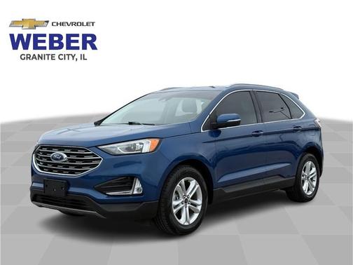 Blue Metallic 2020 Ford Edge SEL