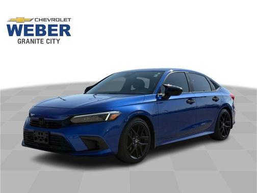 Blue 2022 Honda Civic Sport