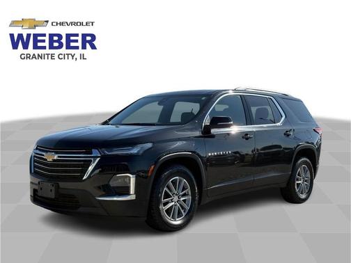 Mosaic Black Metallic 2023 Chevrolet Traverse LT Leather