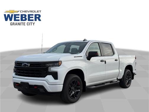 Summit White / White 2026 Chevrolet Silverado 1500 RST