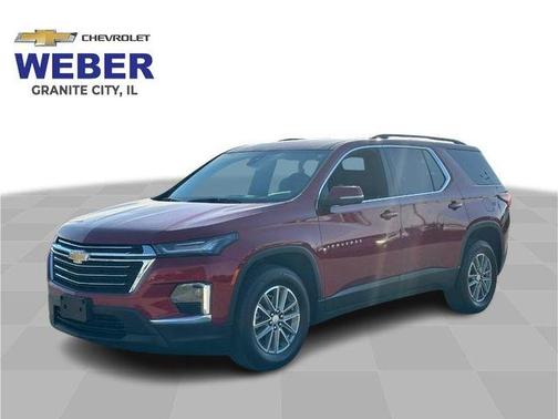 Radiant Red 2023 Chevrolet Traverse LT Cloth
