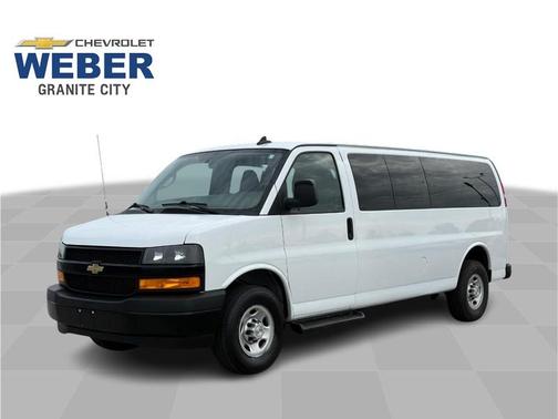 Summit White 2023 Chevrolet Express 3500 LS
