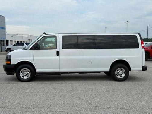 Summit White 2023 Chevrolet Express 3500 LS