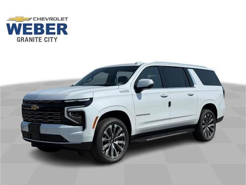 White Tri-Coat 2026 Chevrolet Suburban High Country
