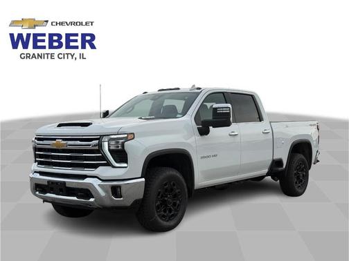 Summit White / White 2026 Chevrolet Silverado 3500 LTZ
