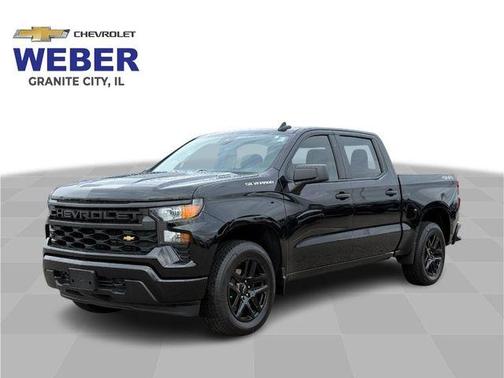 Black 2025 Chevrolet Silverado 1500 Custom