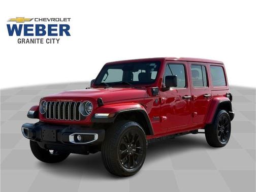 Firecracker Red Clearcoat 2025 Jeep Wrangler 4xe Sahara