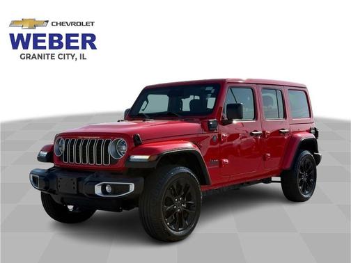 Firecracker Red Clearcoat 2025 Jeep Wrangler 4xe Sahara