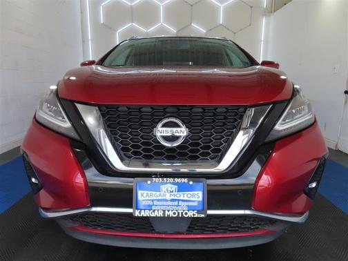 Red 2020 Nissan Murano Platinum