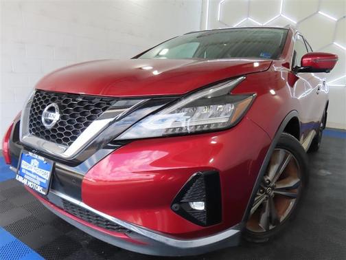 Red 2020 Nissan Murano Platinum