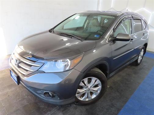 Gray 2013 Honda CR-V EX-L