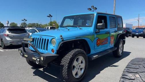 Blue 2012 Jeep Wrangler Unlimited Sahara