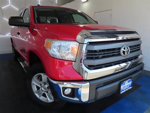 Red 2014 Toyota Tundra SR5