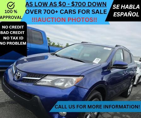 Blue 2015 Toyota RAV4 XLE