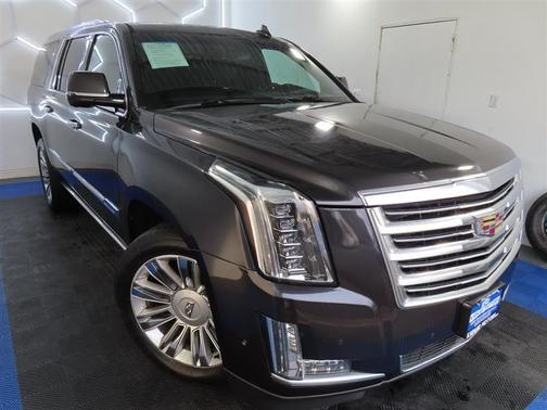 Gray 2018 Cadillac Escalade ESV Platinum