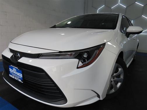 White 2024 Toyota Corolla LE