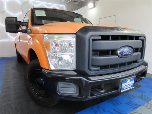 Orange 2014 Ford F-350 XL