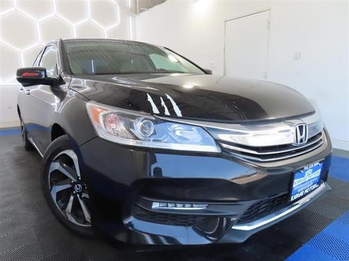 Black 2016 Honda Accord EX-L