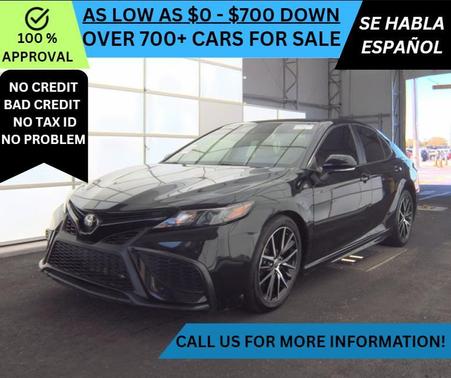 Black 2022 Toyota Camry SE