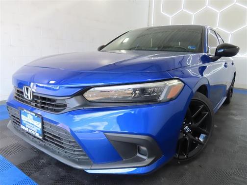 Blue 2023 Honda Civic Sport
