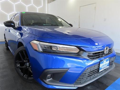 Blue 2023 Honda Civic Sport