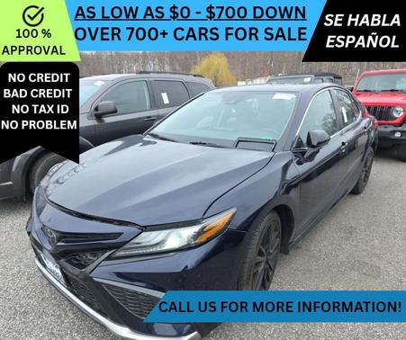 Blue 2021 Toyota Camry XSE