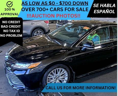 Black 2020 Toyota Camry XLE V6