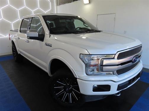 White 2018 Ford F-150 Platinum